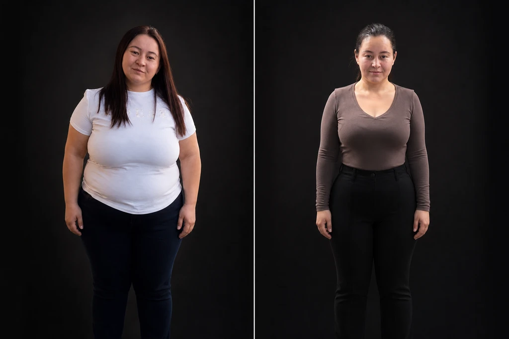 Gastric Balloon before after 