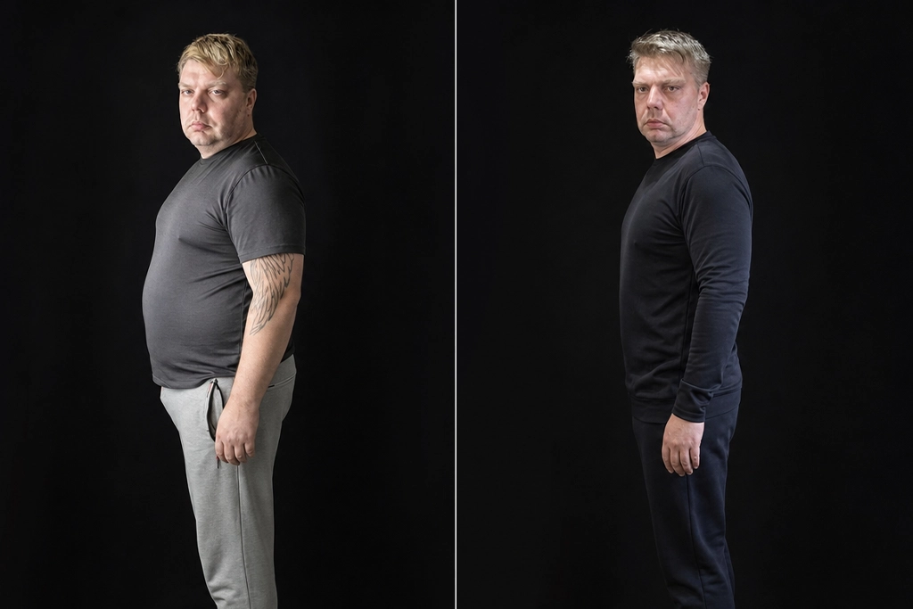 Gastric Sleeve before after (2)