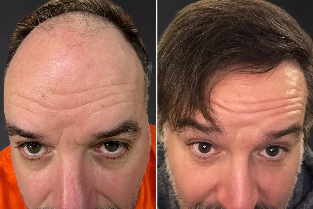 DHI Hair Transplant before after 3